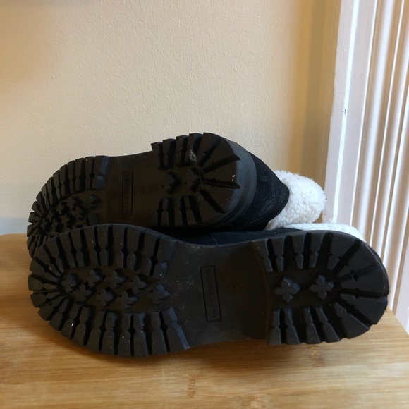 Marc Fisher Leather/Faux Fur Boots - Picture 4 of 7